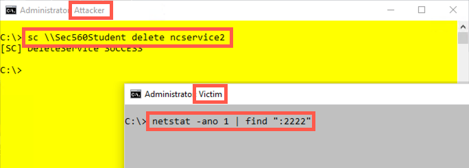 Add a number one to the netstat command to query every second