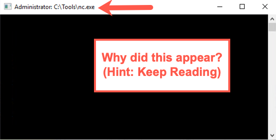 Be careful of pop-ups that might alert the Victim