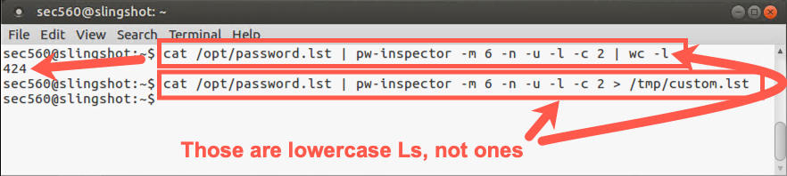 Generating and saving words