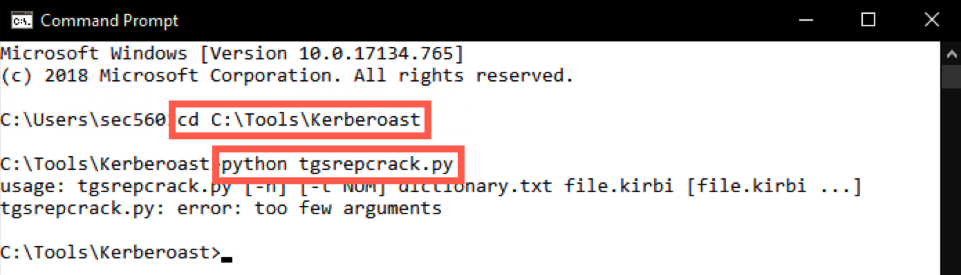 Running tgsrepcrack.py