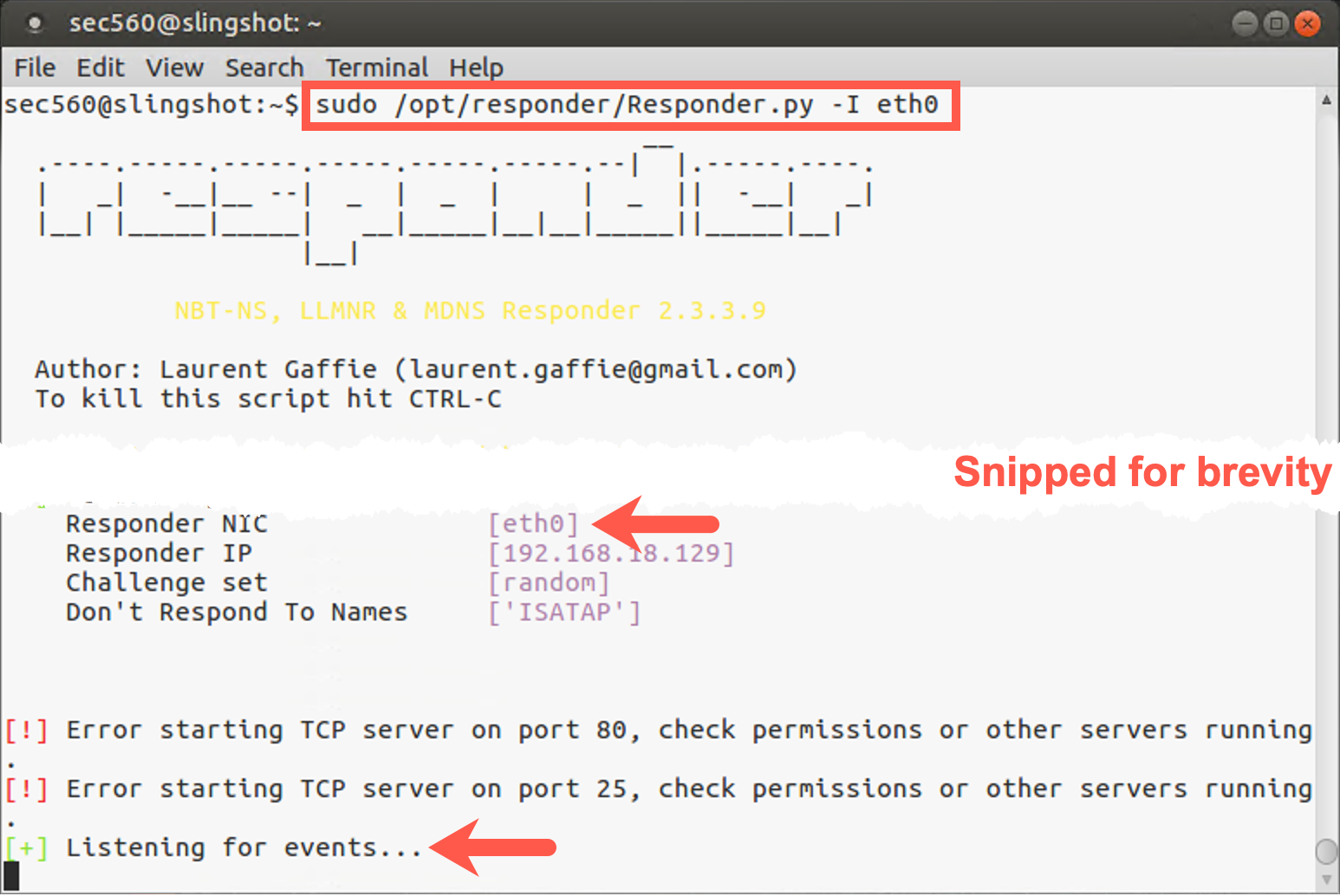 If it is listening, then it is working