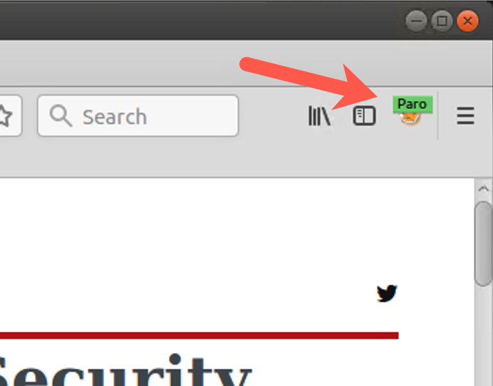 "Paro" means foxyproxy is set to forward web traffic to ZAP