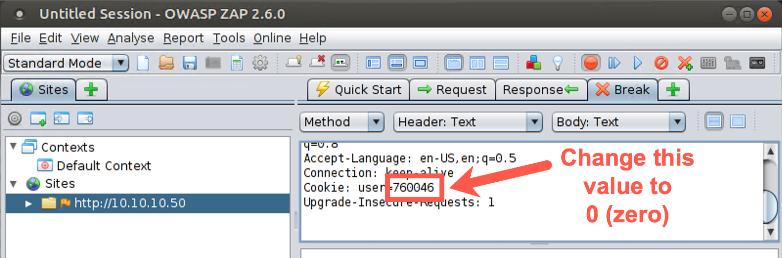 Find the cookie value again