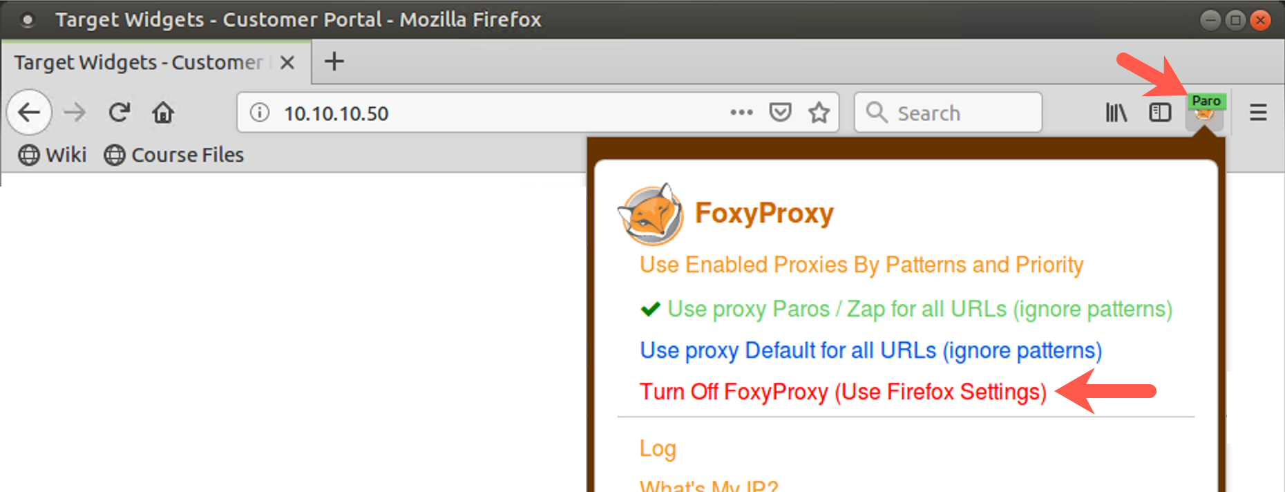 Turn off proxy