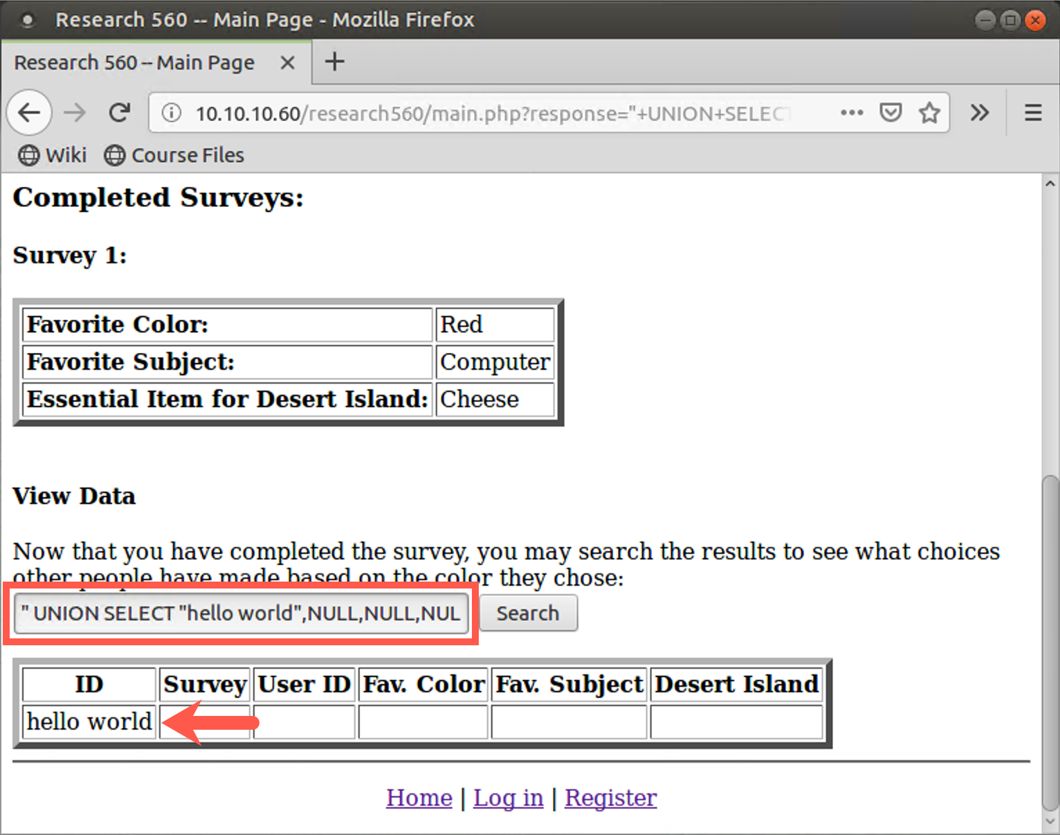 See how to display text